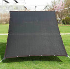 Right Angle Sail Shade Sun Shade Canopy Shading Net Breathable Mesh Shade Sail, Shade Netting Outdoor Mesh Shade Netting for Greenhouse Pergola Garden,black-3x3m