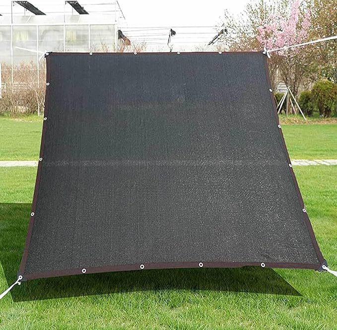 Right Angle Sail Shade Sun Shade Canopy Shading Net Breathable Mesh Shade Sail, Shade Netting Outdoor Mesh Shade Netting for Greenhouse Pergola Garden,black-3x3m