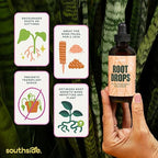 Root Drops - Liquid Rooting Vitamins | Fast Propagation, Stronger Roots, Less Shock | Works in Water, Soil, Leca, Moss | for All Indoor Houseplants Like Pothos, Monstera, Philodendron (4 oz)