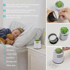 Artificial Succulent Plants with Subtle Fresh Scent, Faux Indoor Plants for Home Decor, Small Fake Plant for Bathroom, Bedroom, Office Decor, Aesthetic Room Accessories, Housewarming Gift