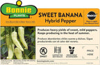 Bonnie Plants Sweet N' Heat Pepper Plant Kit (4-Pack), Live Plants, Heavy Yielding Plants, Green Bell, Jalapenos, Banana & Habanero Peppers