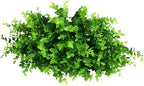 Ouddy Decor 8 Bundles Artificial Greenery Stems Fake Plants Outdoor UV Resistant Faux Plastic Boxwood for Kitchen Office Garden Porch Farmhouse Window Box Home Decor
