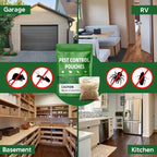 LAQDECDV Pest Control Pouches, Mouse Repellent, Rodent Repellent Indoor, Mice Repellant, Peppermint to Repel Spider, Roach & Ant, Rat Deterrent for House, Keep Mice Away, Covers up to 120 sq ft-8P