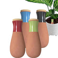 Ollas (Set of 4) | 12oz Terracotta Plant Watering Globes - Self Watering Planter Insert - Automatic Plant Watering Devices | Vacation Watering Pots for Indoor & Outdoor Plants