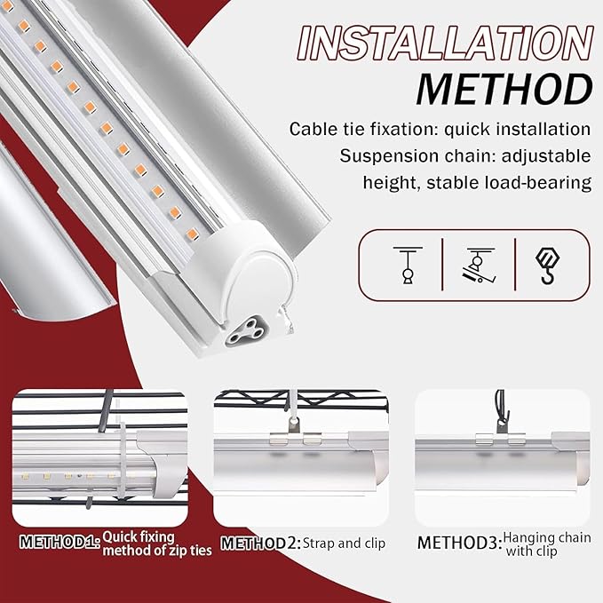 Mushroom Grow Tent with Light and Timer T8 Grow Light, Indoor Greenhouse with Grow Light, Martha Tent for Mushroom, Indoor Greenhouse, fit Monotub