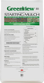 GreenView Grass Seed Starting Mulch – Ideal for Newly seeded lawns and Bare Spots - 38 lb. Bag - Covers 760 sq. ft.