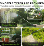 Electric Sprayer Wand, Adjustable Nozzle Telescopic Design with 16.4FT Hose, Rechargeable Battery ensure Long Runtime, Lightweight Cordless Tool for Weed Control & Plant Watering