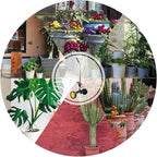 SQUEEZE master Garden Pot Mover with Free Wheels-Good Helper for Carrying Heavy Pots Max 165 Lbs-Potted Plant Mover with Suction Cup and Pot Hook