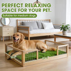 Artificial Grass Turf Grass for Dogs & Outdoor Use, Realistic Fake Lawn Grass for Patio, Garden, Balcony, Durable Turf for Indoor Outdoor Mats (39.4 x 23.6 in)