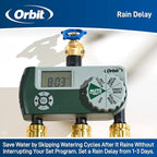 2-Pack Orbit 56082 3-Outlet Programmable Digital Hose Watering Timer