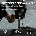 SUNNY GUARD Custom Size 10'x14'x17.2' Silver Grey Sun Shade Sail Right Triangle UV Block Shade for Backyard Yard Patio Deck Garden(Customized)