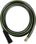 Worth Leader Short Garden Hose 3/4 in. x 10 ft. - Heavy Duty Lightweight PVC Water Hose - Flexible, No Kink, Leakproof, Male to Female Fittings - 200PSI Work & 500PSI Burst, for Lawn & Commercial Use