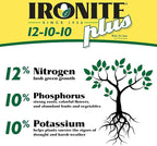 Ironite Plus Shrubs, Trees Plant Food Bag Granular 12-10-10 3lb