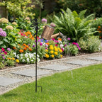 Solar Watering_Can Light, Garden Fairy Stake Lights, Featuring Metal Silhouette Garden Stake, Mother's Gift for Women, Outdoor Garden Lawn Path Yard Decor
