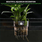 2 PCS Aquarium Plant Holder Top Hanging Fish Tank Plant Pot Aquarium Planter Cups for Water Feature Decoration