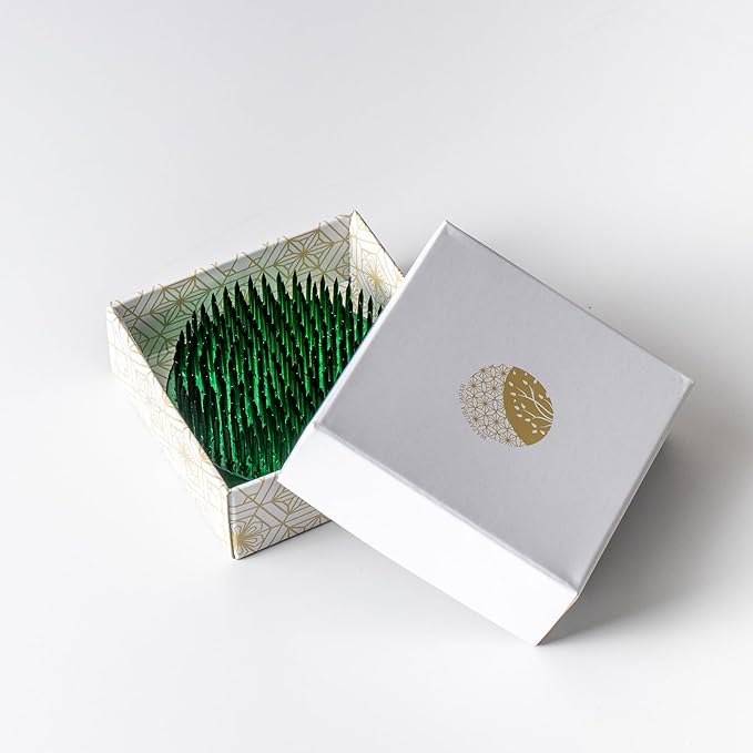 Wazakura Ikebana Kenzan Round, Japanese Floral Arranging Frog Holder, Made in Japan - Green 63mm