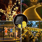 LairtPOW Solar Rope Light 2 Pack Waterproof IP65 39FT 100LEDs Outdoor LED ‎Solar Outdoor Lights for Party Garden Yard Home Wedding Christmas Halloween Holiday Tree Decoration Lighting