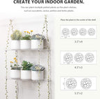 Sumerflos Acrylic Window Boxes Window Plant Shelves 2 Tier - Clear Hanging Shelf Indoor Jute Twine Adjustable Plant Holder for Window Wall Living Room Balcony Natural