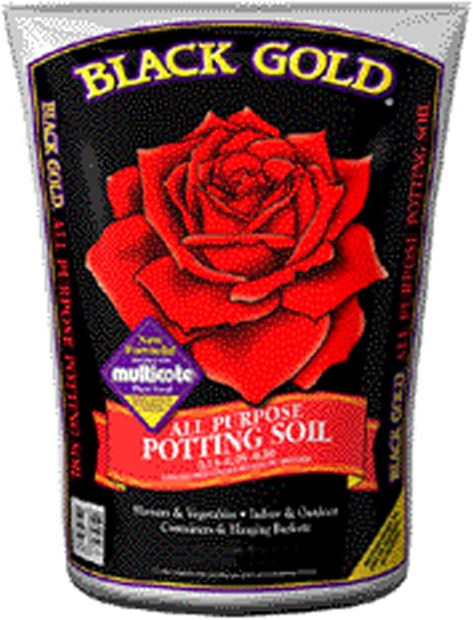Black Gold All Purpose Potting Soil - for Indoor & Outdoor Plants - 16 qt - Soil