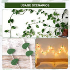HNHMT 60 pcs Plant Wall Clips with 72 Pieces Acrylic Adhesive Sticker - Plant Climbing Wall Fixture Clips Plant Fixer Invisible Wall Vines Fixing Clips Self-Adhesive Hook Plant Clips
