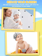 Geyoga 12 Pieces Newborn Hat Mittens Gloves Set Baby Boys Girls Cotton Baby Beanie for 0-12 Months