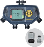 Melnor 65140AMZ 4 Zone Digital Timer, Black, Yellow