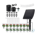Solar Automatic Drip Irrigation Kit System for Vacation, New Timing Mode, Drip Irrigation System,Irrigation System for Garden, Solar Auto Easy DIY Watering Device Supported 15 Pots Plants