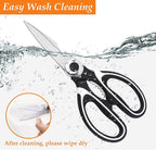 2 Pcs Garden Shears Flower Scissors, Multifunctional Gardening Floral Pruning Shears, Premium Thickened Stainless Steel Floral Scissors for Flower Bar Supplies, Fruits, Plant, Potted Landscapes