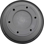 Bloem Terra 4" Diameter Round Charcoal Resin Planter Pot with Pre-Drilled Drainage Holes for Indoor and Outdoor Gardening