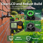 Garnen Sprinkler Timer, Garden Water Hose Faucet Timer, 1 min-7 Days Programmable with Rain Delay/Manual/Automatic Watering Controller System, Digital Drip Irrigation for Yard, Lawn, 1 Outlet