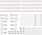 Barrina T5 Grow Lights, Full Spectrum Sunlight for Indoor Plants, 1ft Plant Light for Indoor Growing, LED Grow Light Bulbs, T5 Grow Light Strip, Plug and Play, Pinkish White, 8-Pack