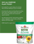 Burpee 4-Lb Organic Plant Food & 9-Quart Premium Potting Soil Mix for Vegetable, Flower & Herb Garden
