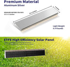 SHONELIGHTING Solar Step Lights for Outside, 33 Focused-Beam High-Brightness LEDs, Waterproof Aluminum Outdoor Stair Light for Risers, Curbsides, Poolsides, Planter Edges (Warm White, 6Pack)