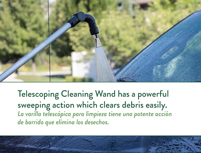 3-Pack Orbit 58543 Telescoping Gutter Cleaning Wand, Silver