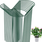 Tioncy 18 Pcs 30 H x 12.6 W Plant Support Stakes Cages for Garden, Metal Half Round Plants Tension Rods for Indoor Outdoor Large Tall Flower Vegetables Tomato Peony Rose Support
