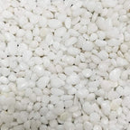 Natural Polished Decorative White Pebbles - Small Stones 3/8" Gravel Size,River Rocks Pebbles for Plants, Home DIY Decor,Aquarium Gravel,Vase Fillers,Fairy Garden,Landscaping Outdoor Stones.