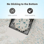 Zutto Nyan 4 in 1 Cassava Cat Litter - Advanced Fast Clumping, Flushable, Low Tracking, 99% Dust Free. Natural Plant Based,Pet Friendly, Great for All Cats, Sensitive Paws, Kittens(5.3 lbs x2 Bag)