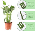 Kgozwon 4 Pack Tomato Cage Plant Support Cages for Garden, 18 inches Trellis for Climbing Plants, Upgrade Garden Plant Stakes with Adjustable Ring, Tomato Rings for Support, with Twist Tie