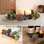 CEWOR 14pcs Fake Succulents Unpotted Realistic Textured Succulent Plants Mini Artificial Succulent Plants Faux, Premium Decor for DIY Crafting Home Floral Wall Garden Arrangement Office Decoration