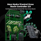 MARS HYDRO iControl for Grow Tent, Smart Grow Room Controller, Smart Environmental with Temperature, Humidity, VPD,Timer, Cycle