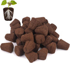 50 Pcs Grow Sponges,Replacement Seed Starter Plugs for Cuttings,Great for Soil, Tray or Planting Pods, Promotes Herbs, Vegetables and Flowers Growth