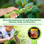 Microscope for Kids with Bug Catcher, 1080P HD Digital Handheld Portable Kids Microscope, 2 in 1 STEM Science Educational Learning Kit Christmas Birthday Gifts Toys for 3-15 Boys & Girls (Green)
