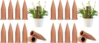 VIVOSUN 10Pcs Self-Watering Spikes, 7 Inch Hexagonal Terracotta Watering Stakes, Auto-Water Device, Planter Insert for Indoor & Outdoor Potted Plants, 20-Pack