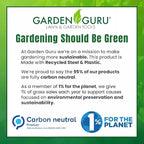 Garden Guru Patio Crack Weeder Tool with Ergonomic Handle – Stainless Steel Weed Puller for Patio Sidewalk Driveway Cracks | Rust Resistant
