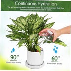 3Pcs Self Watering Globes Mushroom & Wash Bottle,Plant Watering Globes,Self Watering Planter Insert,Automatic Plant Waterer Indoor,Plant Watering Devices,Plant Water Globes,Watering Bulb
