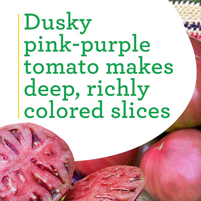 Bonnie Plants Cherokee Purple Tomato Live Vegetable Plants - 4 Pack, Heirloom Tomato, 10 - 12 Oz. Fruit Size, Great for Slicing