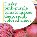 Bonnie Plants Cherokee Purple Tomato Live Vegetable Plants - 4 Pack, Heirloom Tomato, 10 - 12 Oz. Fruit Size, Great for Slicing