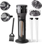 2 in 1 Herb Grinder Cone Loader Grinder Roller, Portable Grinder and Cone Filler, All in One Rolling Machine for King Size, Kitchen Use