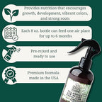 Cute Farms Tillandsia Air Plant Fertilizer | Gentle Weekly Use Formula Plant Food | Formulated Nutrients for Air Plants (Three - 8 oz. Spray Bottle)