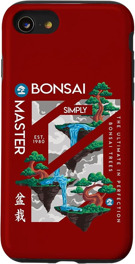 iPhone SE (2020) / 7 / 8 Zen Bonsai Tree Niwaki Japanese Garden Art Botanists Case